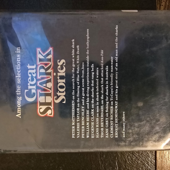Great Shark Stories - 1978 First Edition Hardcover by Ron & Valerie Taylor w/ Du - Picture 3 of 4